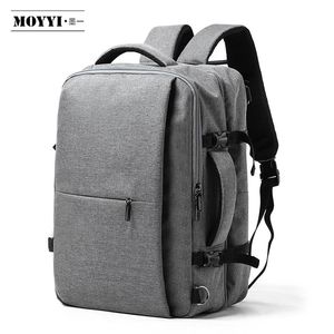 Moyyi Business Travel Double Compartment Backpacks Multi-Layer met unieke digitale tas voor 15 6 inch laptopheren rugzakzakken228m