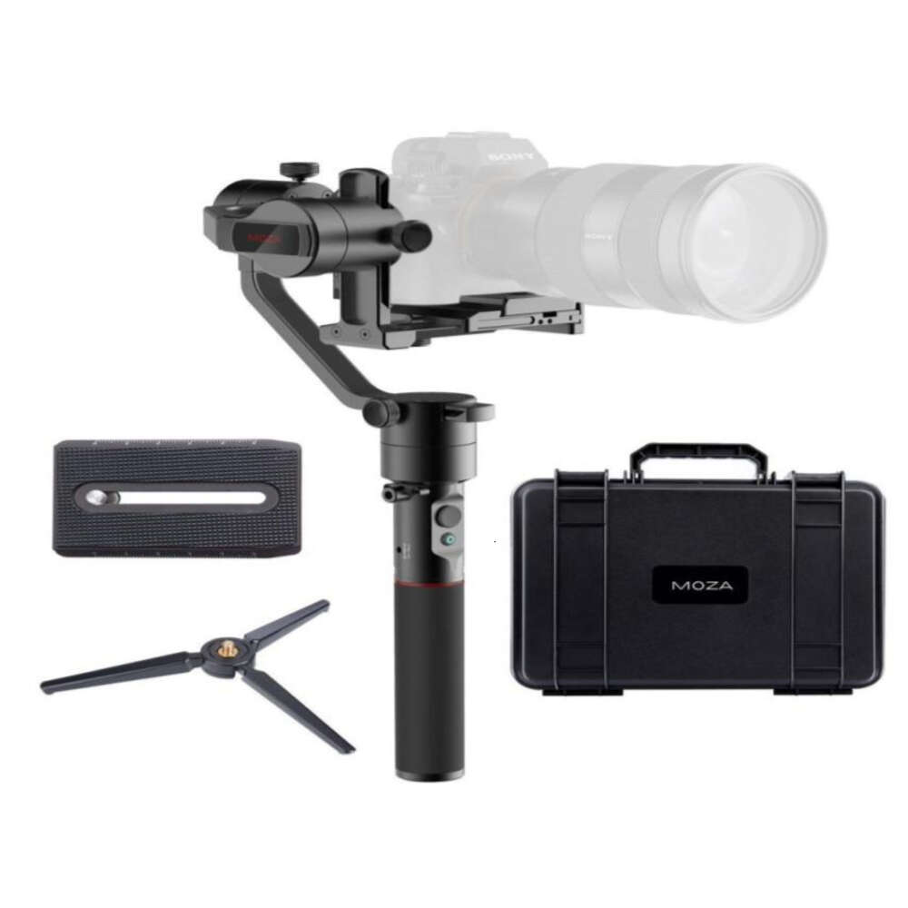 Moza Aircross 3 -axel gimbalstabilisator för DSLR och spegelfria kameror - stöder upp till 18 kg, lätt och bärbar design för smidiga filmbilder