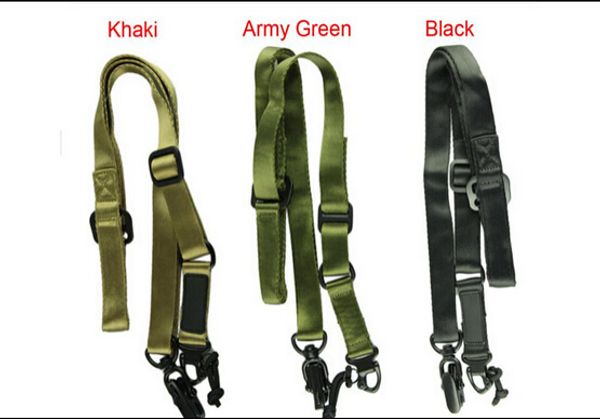 MP MS2 Multi Purpose Tactical Nylon Gun Sling Tactique Élastique Single Point Rifle Gun Sling Pour Activité De Plein Air BK DE OD livraison gratuite