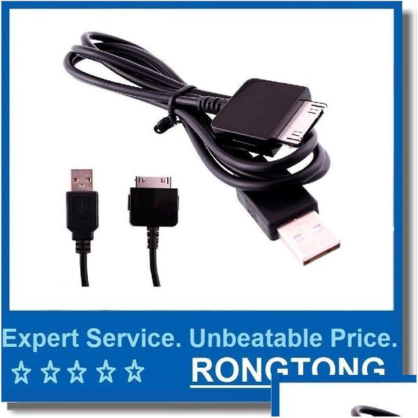 Câbles Mp3/4 chargeur de synchronisation de données USB pour lecteur de charge Mp3 Zune Hd 1M noir livraison directe accessoires électroniques Dhgyk