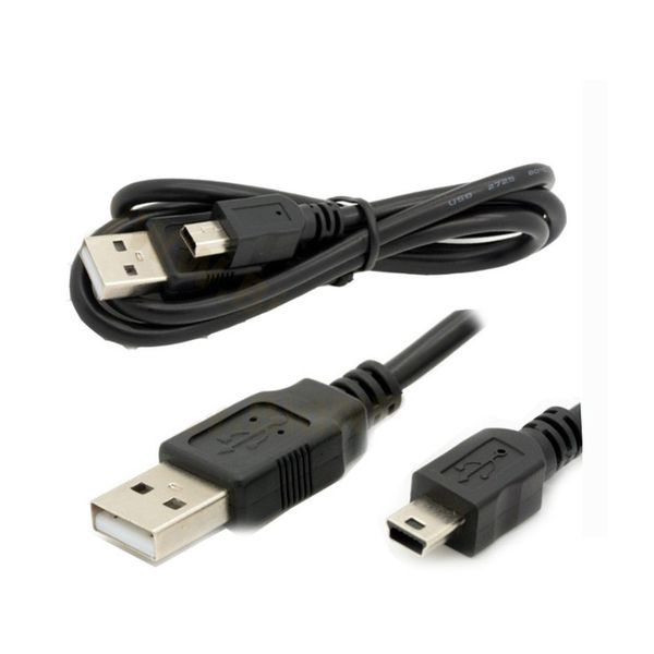Mini 5pin 80cm MP3 MP4 Câbles OD3.5 USB 2.0 Fire de câble pour l'appareil photo numérique
