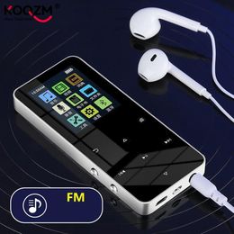 Reproductores MP3 MP4 18 pulgadas Metal Touch Música BluetoothCompatible 50 Fm Radio Video Play Ebook HiFi Walkman sin tarjeta 230331