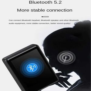 MP3 MP4-spelers 2,4 inch Volledig touchscreen Bluetooth 5.2 MP4-muziekspeler Audio Walkman MP3-wekker Ingebouwde luidspreker Ruisonderdrukking Opname