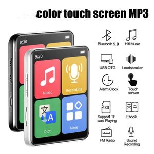 Lecteurs MP3 MP4 8 128 Go Mini lecteur à écran tactile Bluetooth Walkman Musique intégré S er E Book Radio Fm Enregistrement vocal 231117