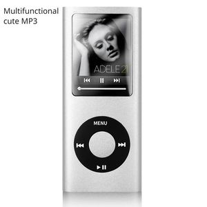 Reproductores MP3 MP4 Llegadas Reproductor de música Radio FM Estudiante Inglés Walkman Grabación Metal delgado para iPod Estilo al por mayor 231030