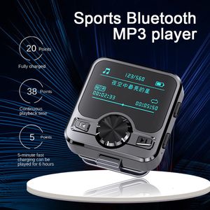 Lecteurs MP3 MP4 Lecteur Bluetooth Bruit haute définition intelligent 8 Go 16 Go 32 Go Clip Mini avec support d'écran Enregistrement FM EBook 230331