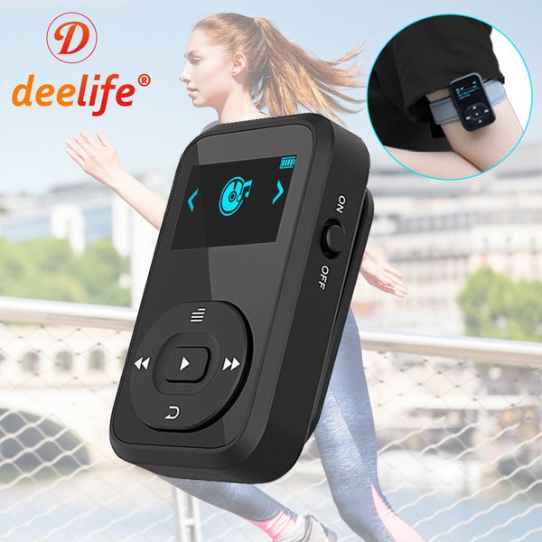 Lecteurs MP3 MP4 Deelife Sports Bluetooth Player Running Mp 3 Music Play avec Brassard Clip 230503