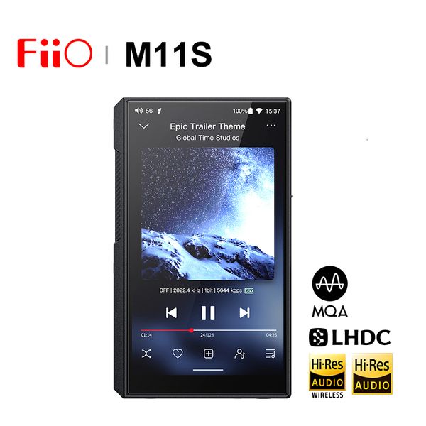 Lecteurs MP3 MP4 FiiO M11S Android 10 HiRes Lecteur de musique portable AMP Dual ES9038Q2M Puce DAC Snapdragon 660 MQA Bluetooth 50 PCM384 DSD256 230331