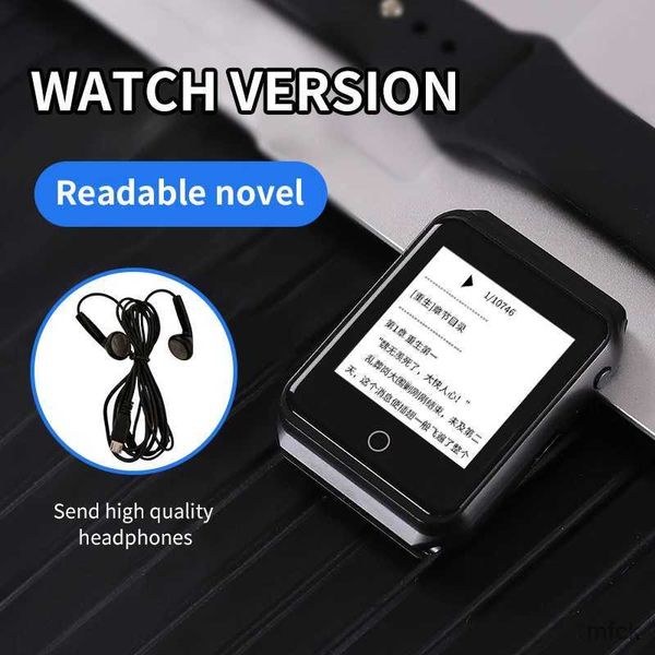 Lecteurs MP3 MP4 montre Bluetooth en métal lecteur de musique MP3 qualité audio HiFi Bluetooth 5.0 carte de support bracelet FM MP4