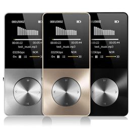 Lecteurs MP3 MP4 Metal Player 8 Go 16 Go Vidéo Sport Flash Hifi Slim Radio Recorder Walkman Avec Speaker2366240W305E Drop Delivery El Dh6Sa