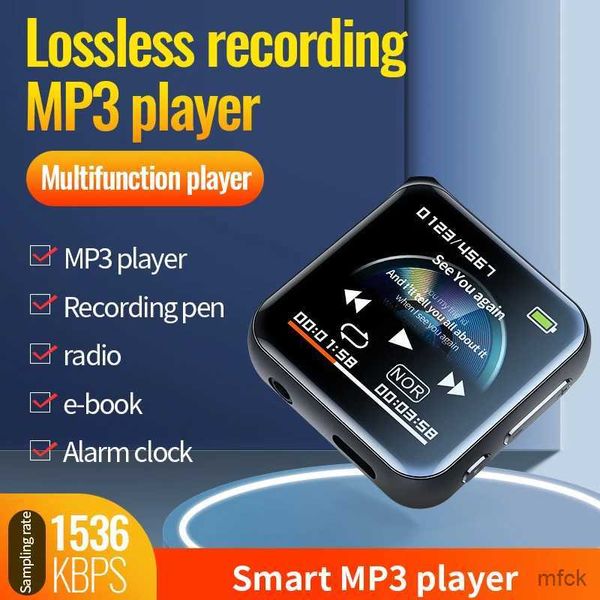 Reproductores MP3 MP4 Mini reproductor MP3 con pantalla a color Audio portátil Grabadora de sonido de voz Libro electrónico Radio FM Reloj despertador Pequeño módulo MP3 Reproductor de música