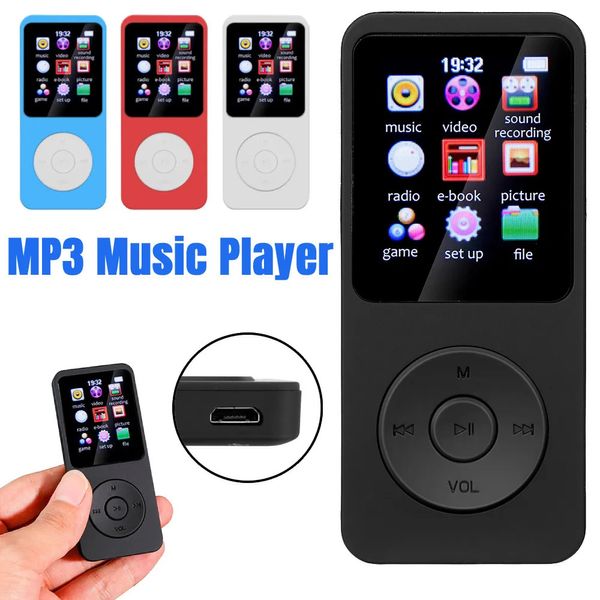 Lecteurs MP3 MP4 Mini lecteur de musique BluetoothCompatible 50 Ebook Écran couleur Radio FM Support multilingue pour Windows 8 231030