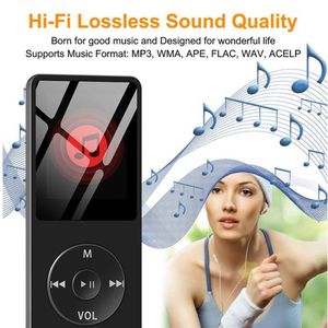 Lecteurs MP3 MP4 Mini Lecteur Bluetooth compatible Ser Portable Mp4 Radio Fm Étudiant Ultra-mince 128 Go HiFi Enregistrement de Musique Ebook 230331