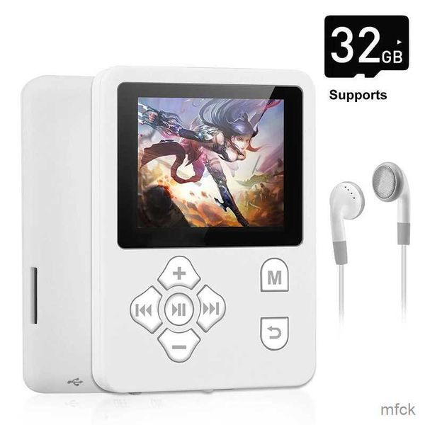 Lecteurs MP3 MP4 Mp3 MP4 Mini enregistreur de sport Radio musique lecteur longue veille multimédia Hifi avec écran accessoires de radio portables cadeau