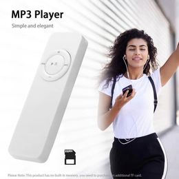 Lecteurs MP3 MP4 Lecteur MP3 Lecteur multimédia de musique USB Lecteur de musique portable à longue bande Étudiant Sports Running Walkman Support Lecteur de carte TF 32 Go 231123