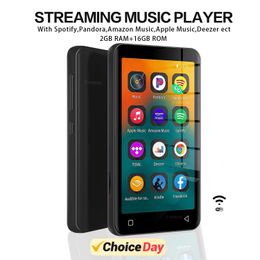 MP3 MP4-spelers Speler met Bluetooth en WiFiAndroid Streaming Muziek HiFi Geluid Walkman Pure Digital Audio Speaker 231030