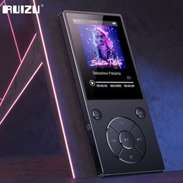 MP3 MP4 -spelers Ruizu D11 met Bluetooth 8g verliesloze geluidskwaliteit Muziek FM Radio Video Ebook Builtin HD Ser Mini 230331