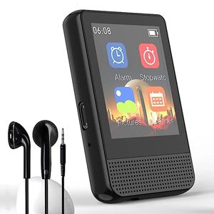 MP3 MP4-spelers RUIZU M16 MP3-speler met Bluetooth 5.0-luidspreker Volledig touchscreen HiFi Metal Mini draagbare Walkman met FM-radio Video Ebook 231020