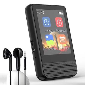 MP3 MP4-spelers RUIZU M16-speler met Bluetooth 50-luidspreker Volledig touchscreen HiFi Metaal Mini draagbare Walkman FM-radio Video Ebook 231018