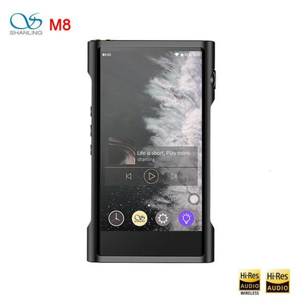 Lecteurs MP3 MP4 SHANLING M8 Flagship HiRes Android Lecteur de musique HiFi sans perte Bluetooth 50 WiFi Dual AK4499QE DAC LDAC XMOS XUF208 DSD512 230505