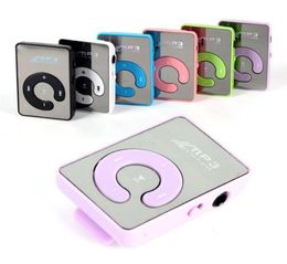 MP3-speler Spiegelclip USB Sportondersteuning micro TF-kaart Muziekmediaspeler miniclip zonder scherm2311695