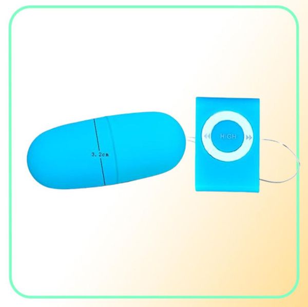 MP3 Remote sans fil vibration oeuf 20 modes femmes télécommandations vibratrice vibratrice vibratrice adulte toys 4pcs2sets6926034