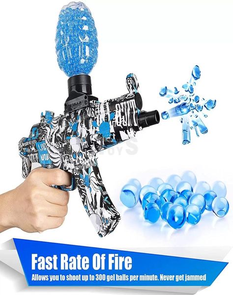 MP5 AK M4 Electric Automatic Gel Ball Blaster Gun Toys Air Pistol CS Fighting Outdoor Game Airsoft pour les garçons adultes Shooting3646644