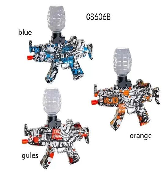 MP5 Gel Electric Gel Bola de choque Toy Protección ambiental ambiental Water Polo Bead Pistola de bala Games al aire libre para niños Niñas C1165717