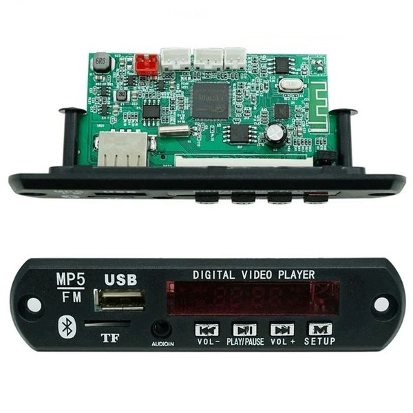 Módulo de detector de reproductor MP5 FM Bluetooth Decoders admite USB TF mp3 wav sin pérdida de decodificación kit de placa de pcb electrónica módulo de placa de pcb