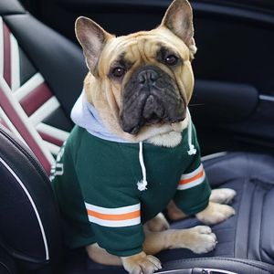 MPK Dog Draag Grandy Hoodies voor kleine honden schattige Franse bulldog capuchon sweatshirt cool t -shirt Frans 240402