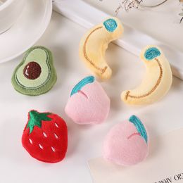 MPK Fruity Series Jouets pour chat en motifs banane pêche fraise avocat (A0988)