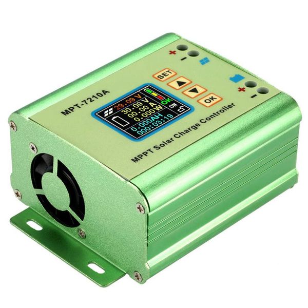 Contrôleur de charge de régulateur de batterie de panneau solaire Mppt de livraison gratuite avec écran couleur Lcd 24/36/48/60 / 72V 10A avec charge de suralimentation Dc-Dc