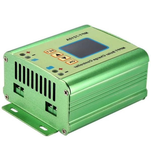 Controlador de carga del regulador de batería del panel solar Mppt de envío gratuito con pantalla LCD a color 24/36/48/60/72V 10A con carga de refuerzo CC-CC Bkadq