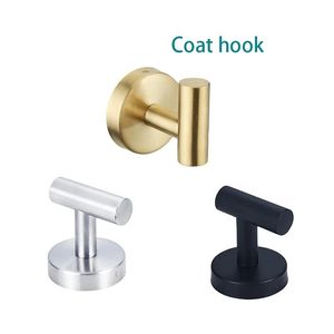 Mr en MS-Gouden Borde Coat Hangers Wall Monted Hook voor zelfklevend badkamerrek voor thuis