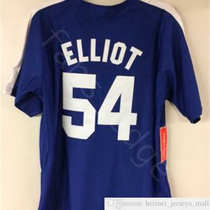 Sr. Béisbol Jack Elliot Chunichi Dragones Película Jersey de béisbol Jerseys cosidos para hombre Camisas Tamaño S-XXXL Envío rápido
