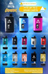 Mr Delta Cartbox 2.0 pour cartouches cachées 2 ml avec fil 510 650 mAh fermeture magnétique 1 ml 2 ml cartouche d'huile stylo vaporisateur batterie avec écran