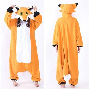Mr Fox Cosplay disfraces Onesie pijamas Kigurumi mono sudaderas con capucha adultos mameluco para Halloween Mardi Gras Carnival1977