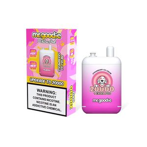 Mr Goodie 20000 bouffées Vapes jetables stylo 20K Puff Mesh Coil 12 couleurs 20ML * 2 E-liquide bouffée 20k vaper 2% 5% Mr vape 20000 bouffées barre