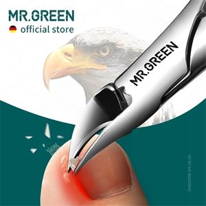 MR.GREEN Nail Clippers Toenail Cutters Pedicure Manicure Tools AntiSplash Ingrown Paronychia Professional Correction Tool Sets 220607