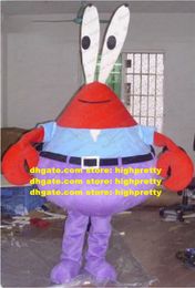 Mr. Krabs Mascot Costume Adult Cartoon Character Outfit Pak Afbeelding Publiciteit Supermarkt ZZ7750