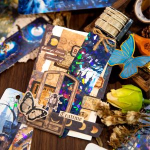Mr. Paper 20 feuilles / box Bookmarks créatifs fantasy Nouveau World Carte Paper DIY MATÉRICAUX DÉCORATIF BIGRAUX POUR LIVRES