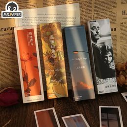 Mr Paper 30 PCSBAG Vintage Paintes célèbres Bignewmarks Nostalgic Classic Films Decor Book Marks Supplies Office Stationary 240428