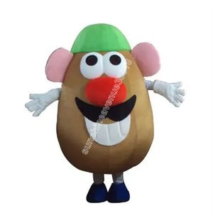 Mr. Potato Head Mascot Costumes Mascot Costume Top Cartoon Anime Thème personnage Carnaval Unisexe Adultes Taille de Noël Party de Noël