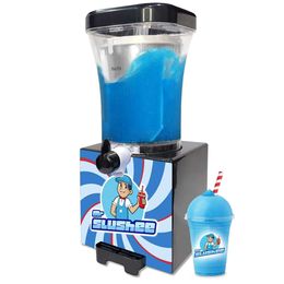 Mr. Slushee Home Un adoucisseur de comptoir de cuisine nouvellement amélioré, 33 onces liquides (environ 1005,5 millilitres), boisson congelée froide, tasse de boue, transformez votre