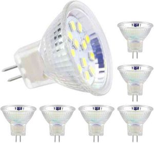 MR11 GU4 LED Ampoules Projecteur Blanc Chaud/Blanc Froid 12V 24V SMD 2W 3W 12LEDs 18LEDs Ampoule 10W 20W Halogène Lumière H220428