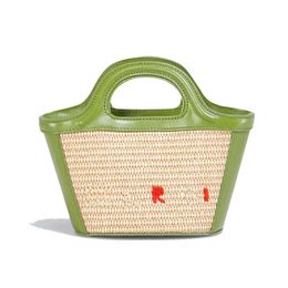 MRI MANO BOLATO BOLDA CUBIERTA GRANDE BOLSA DE VIAJE Bolsas de diseñador de lujo Bolsa de maquillaje Bolsas de maquillaje de maquillaje Tropicalia Medimiento de tejido Bolso de hombro 6781