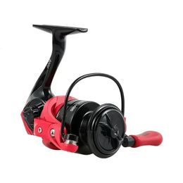 MRREEL – moulinet de pêche Spinning rouge Intense, sans écart, 131 roulements à billes, tête métallique pour lancer et leurre, 240312