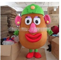 Mevrouw Potato Mascot Costumes Halloween kostuum Mascotte Kostuums Halloween -kostuum Fany