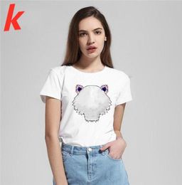 MS Mens Designer T Shirt Patrón de oso de lujo Tees Fashion Mens Impresión de mangas cortas 2020 Summer Trendy Women Woms 6 Colors Wh2329782