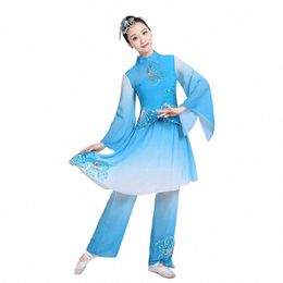EM.Ropa de baile Yangko nuevo estilo elegante danza moderna traje de manga nacional danza clásica s s2aI #